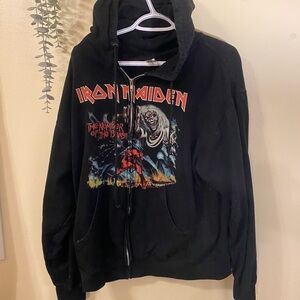 Iron Maiden Black Graphic Hoodie